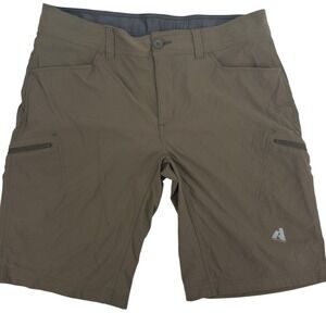 Eddie Bauer First Ascent Shorts Mens 38 Brown Hiking Cargo Outdoor Guide